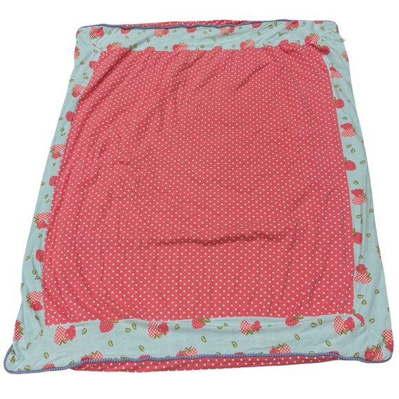 Matilda Jane Going Together Quilted Blanket With Polka Dot & Strawberry Print - Picture 3 of 4